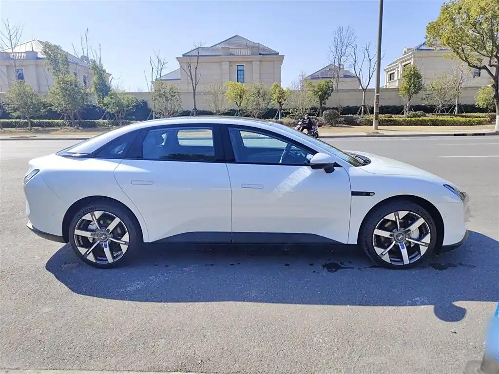 White 2025 XPeng Mona M03 620 Electric Sedan Luxury