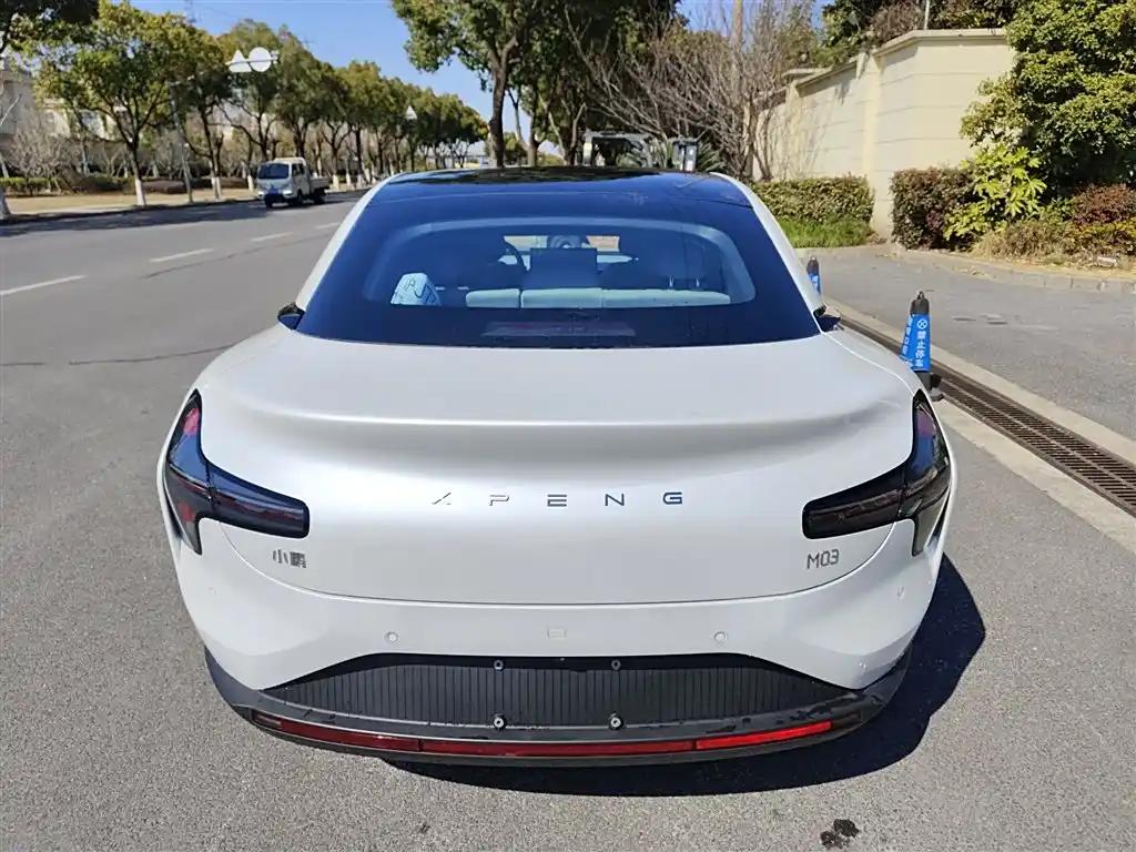 White 2025 XPeng Mona M03 620 Electric Sedan Luxury