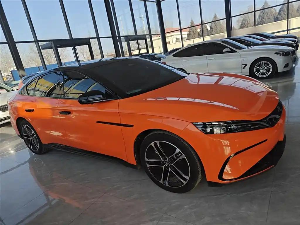 BYD Han 2024 Red Best Electric Sedans Luxury