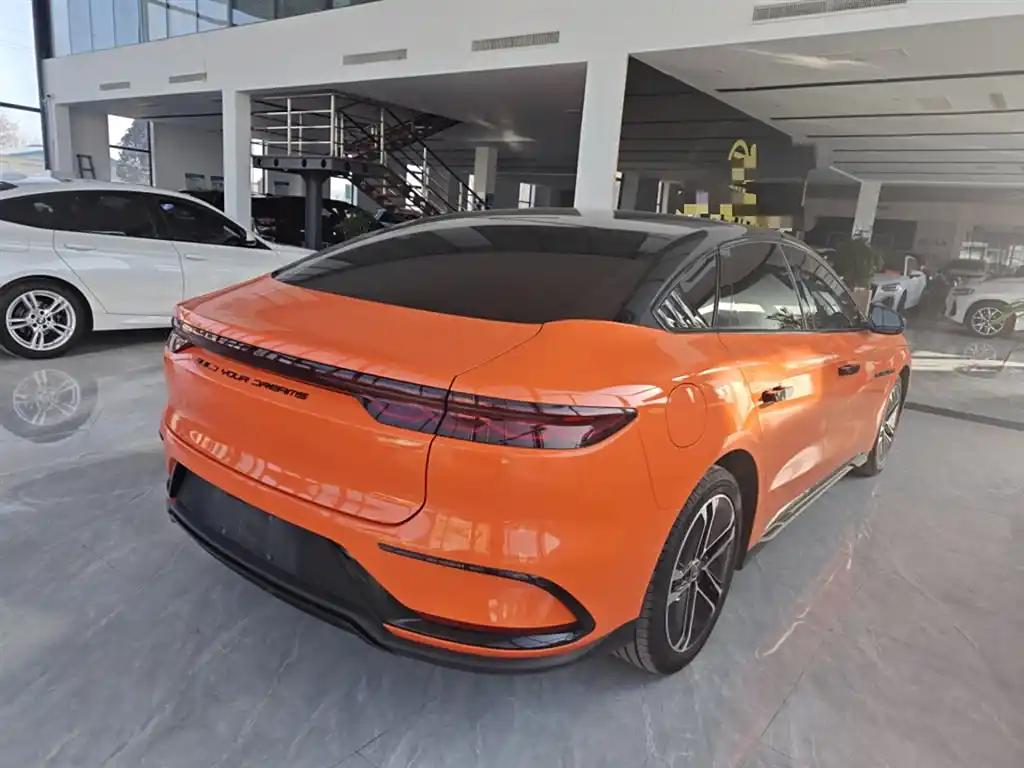 BYD Han 2024 Red Best Electric Sedans Luxury