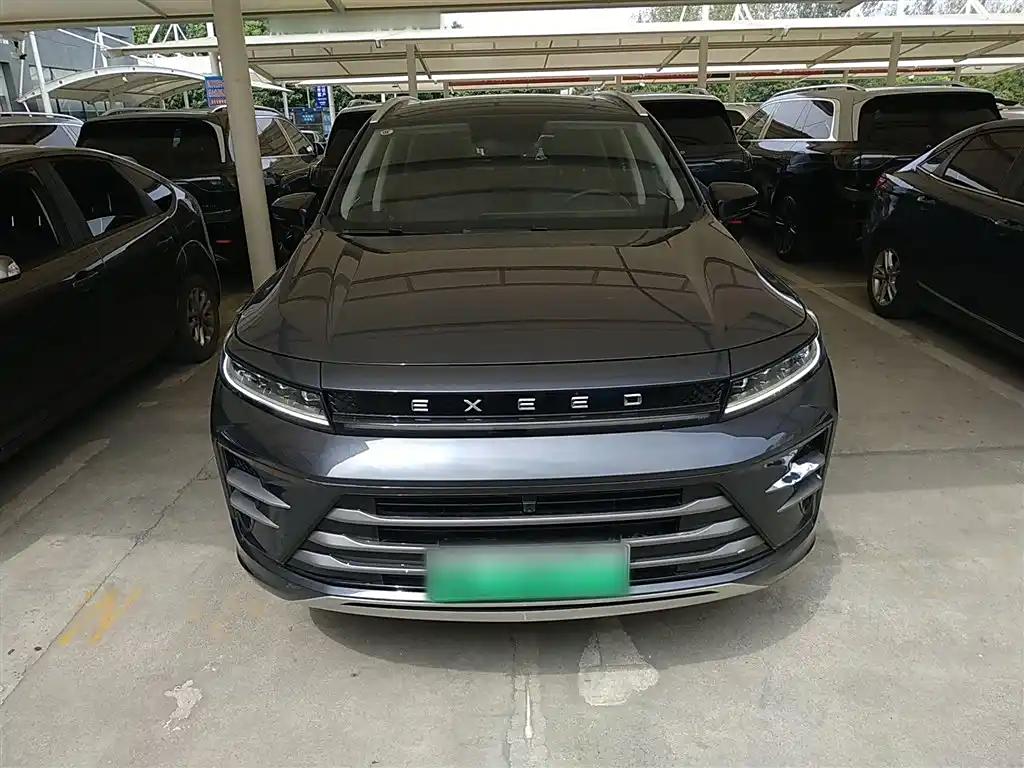 Black 2023 Exeed RX PHEV Premium Compact Electric SUV