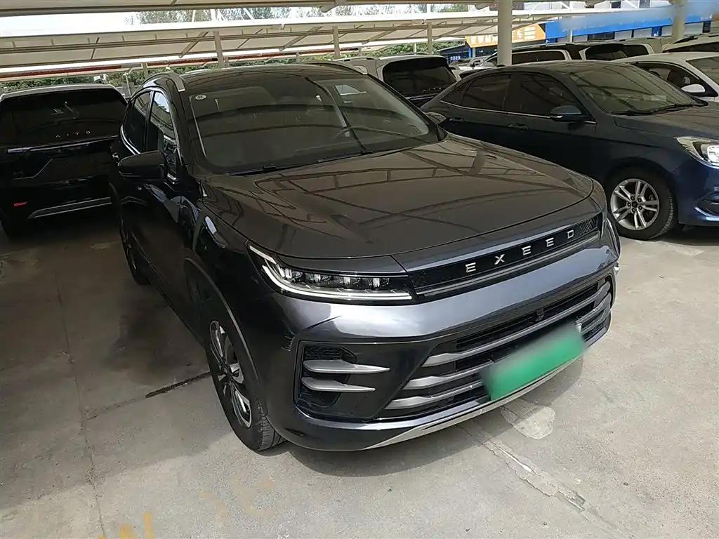 Black 2023 Exeed RX PHEV Premium Compact Electric SUV
