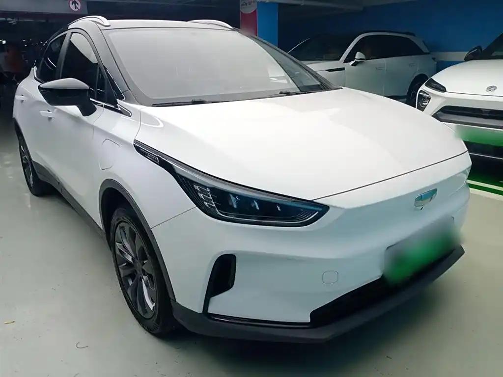 Geely Geometry Xi 2021 White Electric SUV luxury